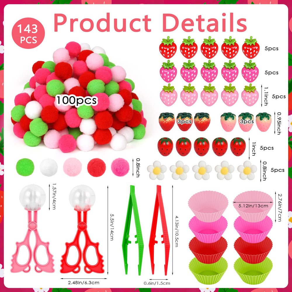 OAXNTGW sorting bowls in strawberry theme ideal for early math play