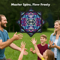 Oazoxcx flow star arcs creating visual patterns for shows.