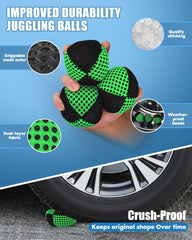 oazoxcx juggling balls soft texture comfortable practice