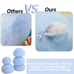 Obanai slime plush with skin-friendly PP cotton padding for softness.