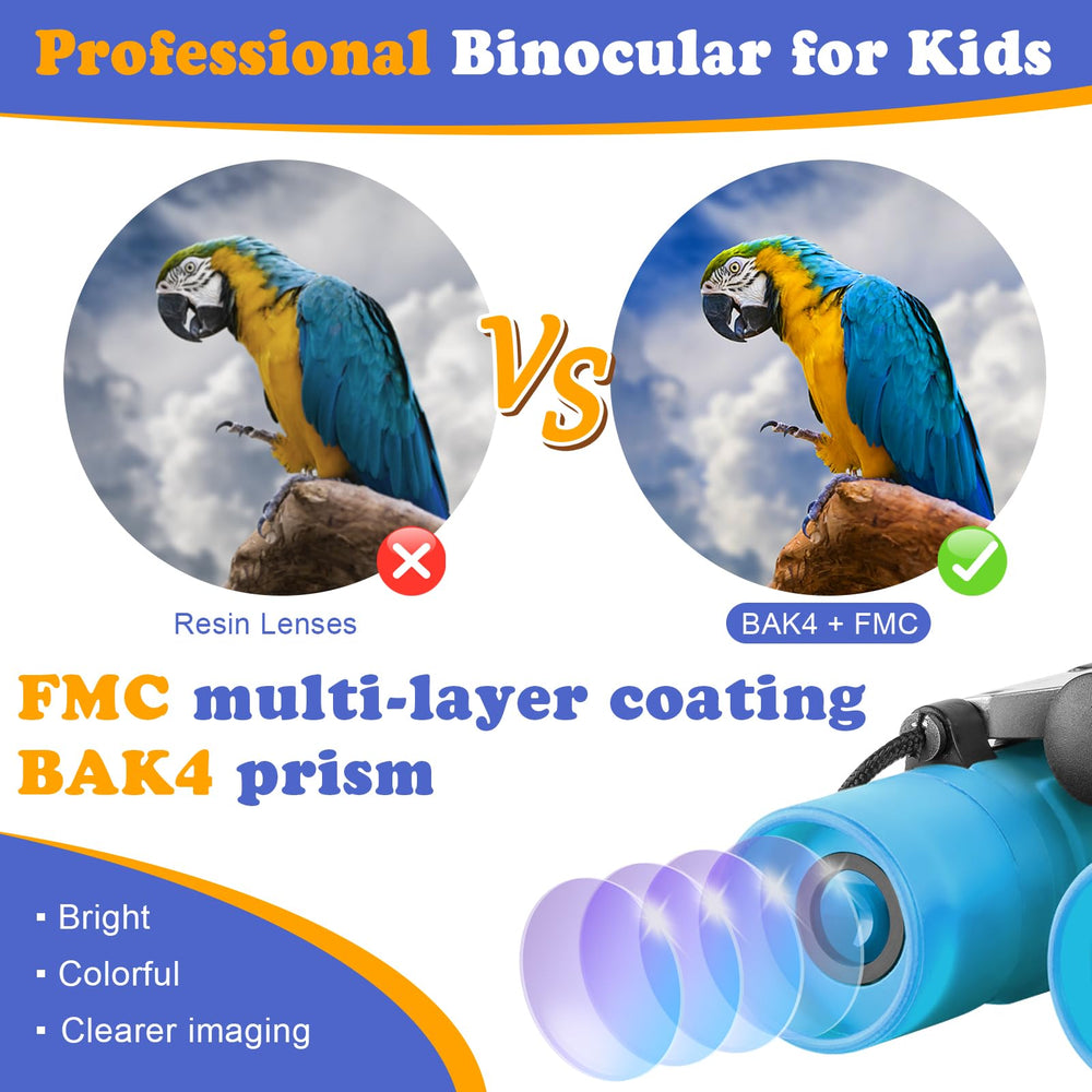 OBUBY 8x21 binoculars deliver crystal-clear view with vibrant colors