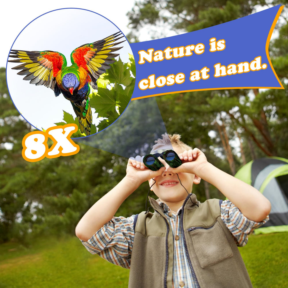 OBUBY kids binoculars eye pieces showing safe design for children