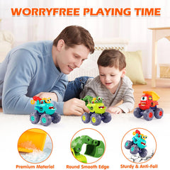OCATO Monster Truck with bright colors and big wheels for attention.