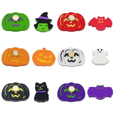 OCBTOW Halloween Pumpkin wooden puzzle ghost piece supports imaginative play.