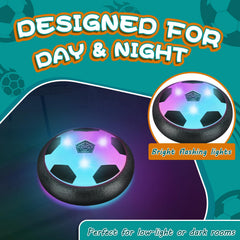 Ocditikl kick-around LED disc supports portable active play