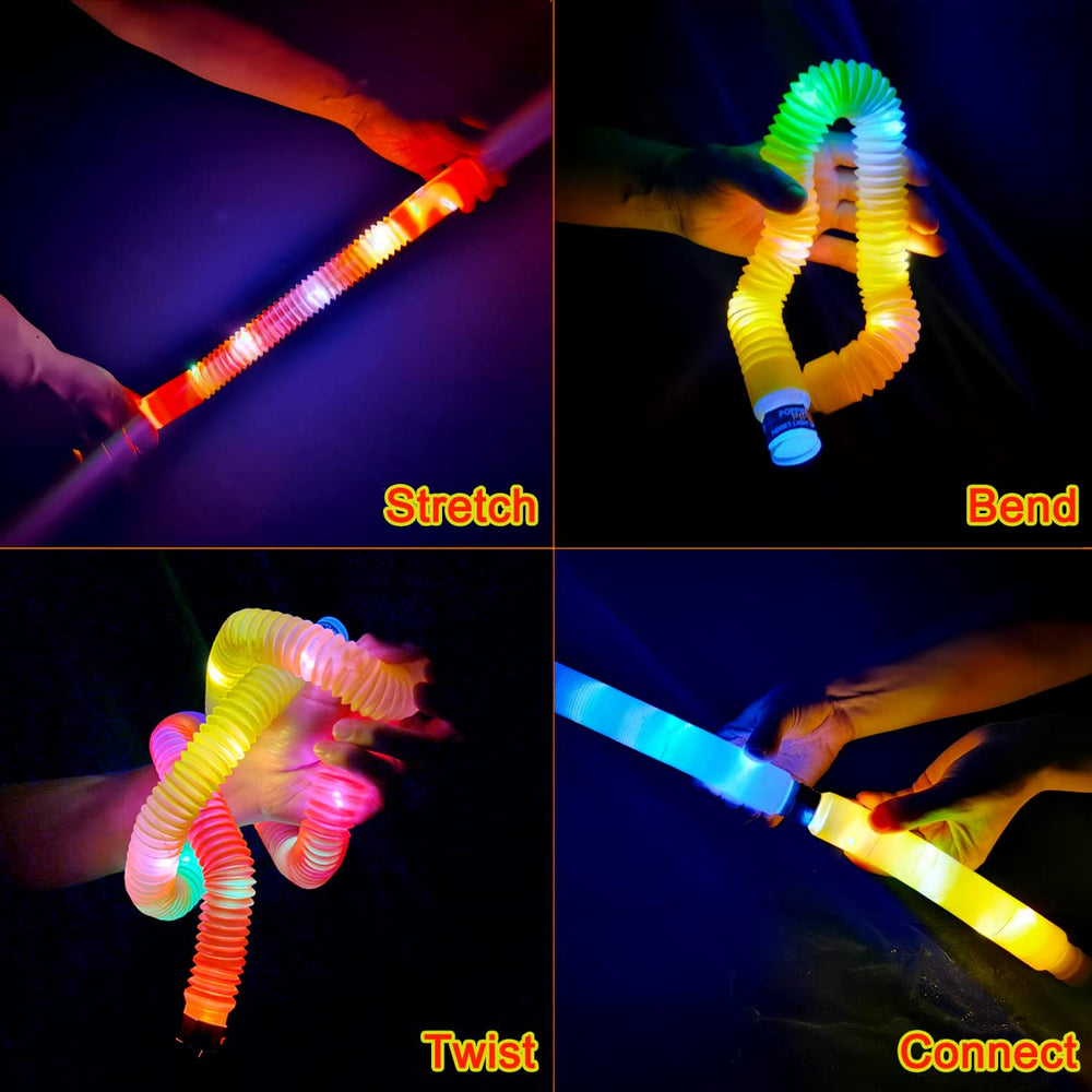 OceanWings pop tubes bent into shapes during playful learning