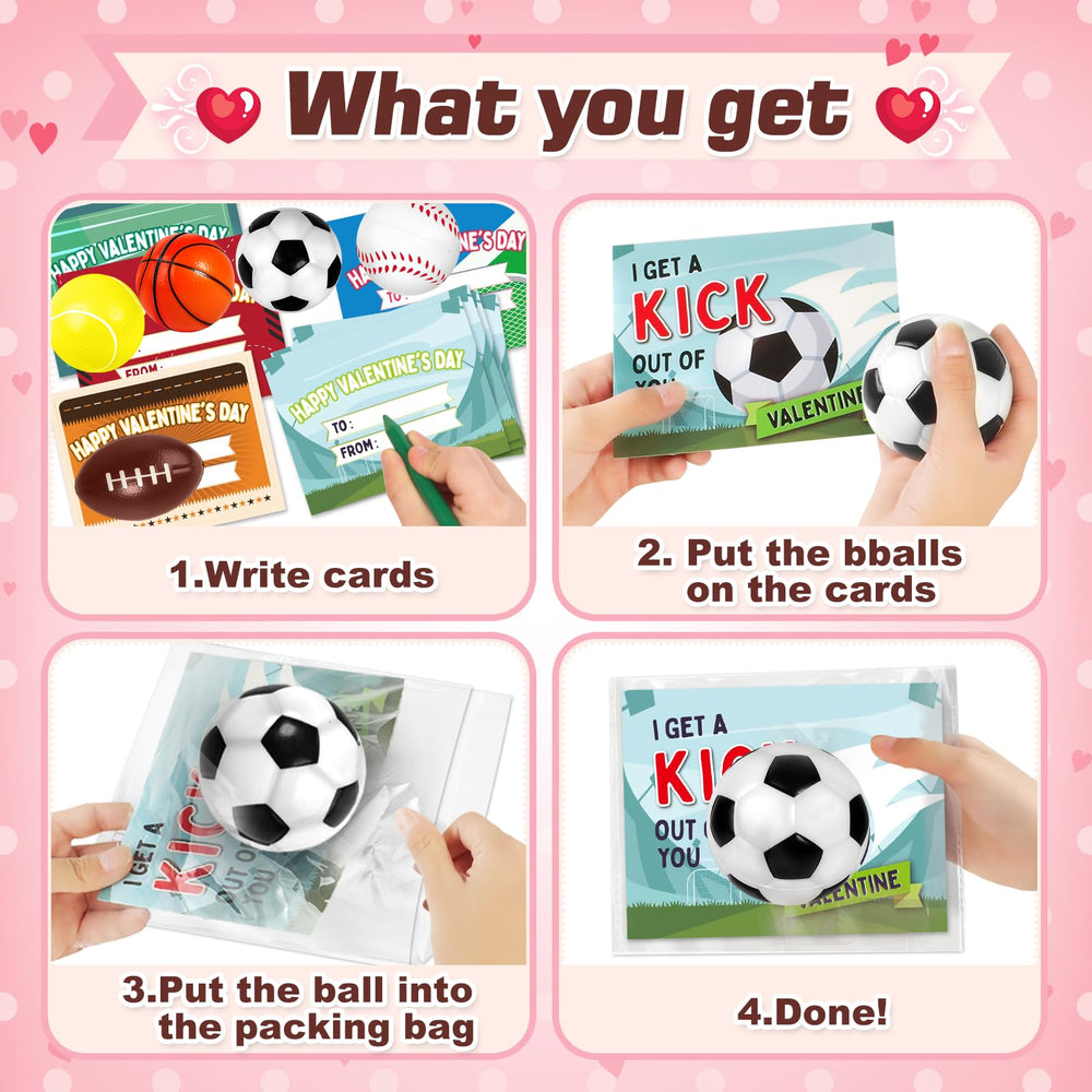 OCHIDO clear bags for packaging Valentine gifts with squeeze balls