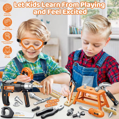 OCHIDO electronic toy drill for imaginative play and focused building.