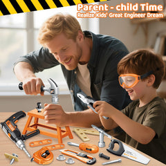 OCHIDO kids tool kit with safety goggles for safe, immersive playtime.