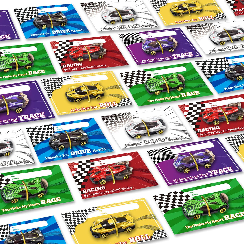 OCHIDO 24-card and car set offers convenient gifting.