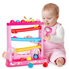 OCHIDO Pound Ball Toy front view with hammers and balls for motor skill play