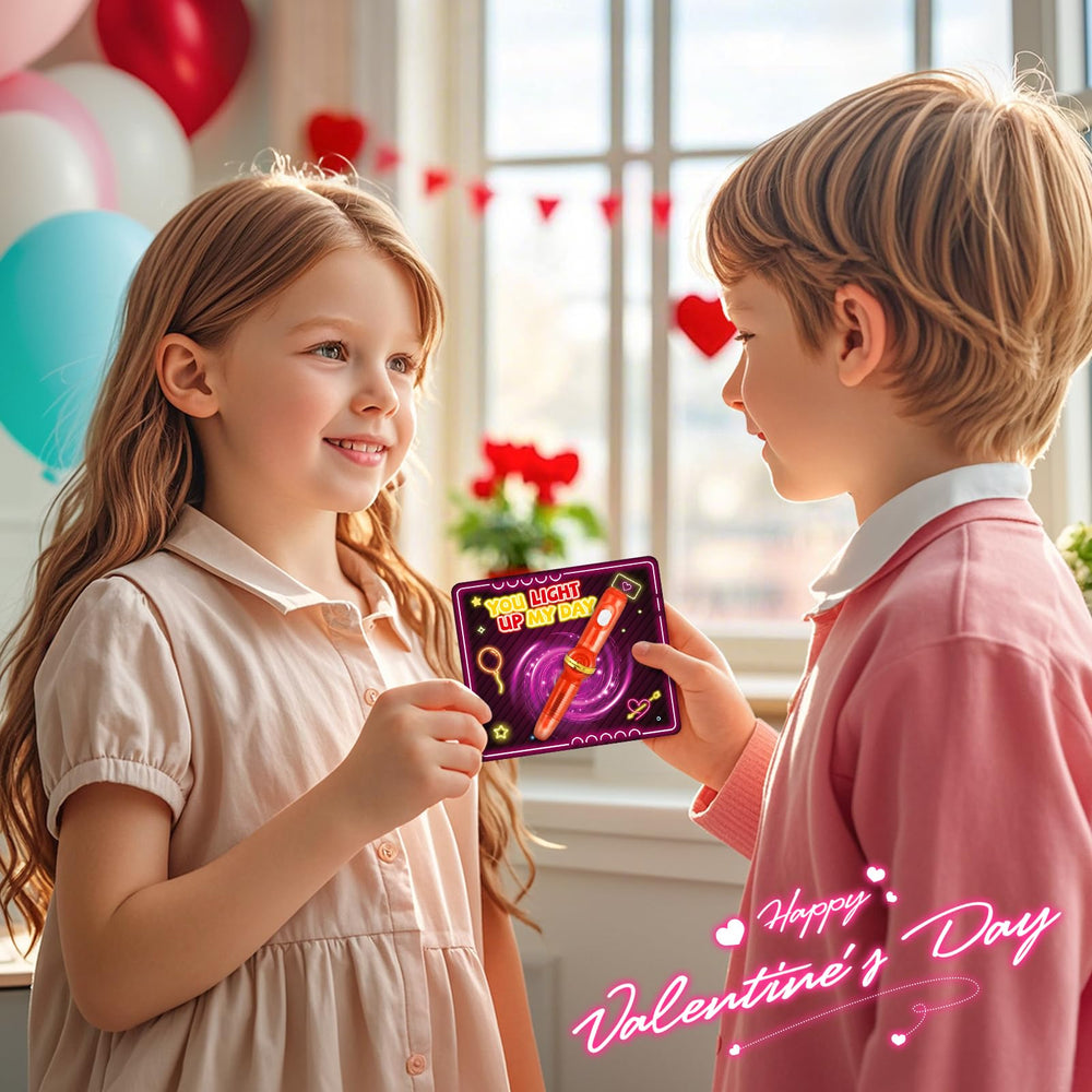 OCHIDO Valentines spinner blue color for engaging school rewards