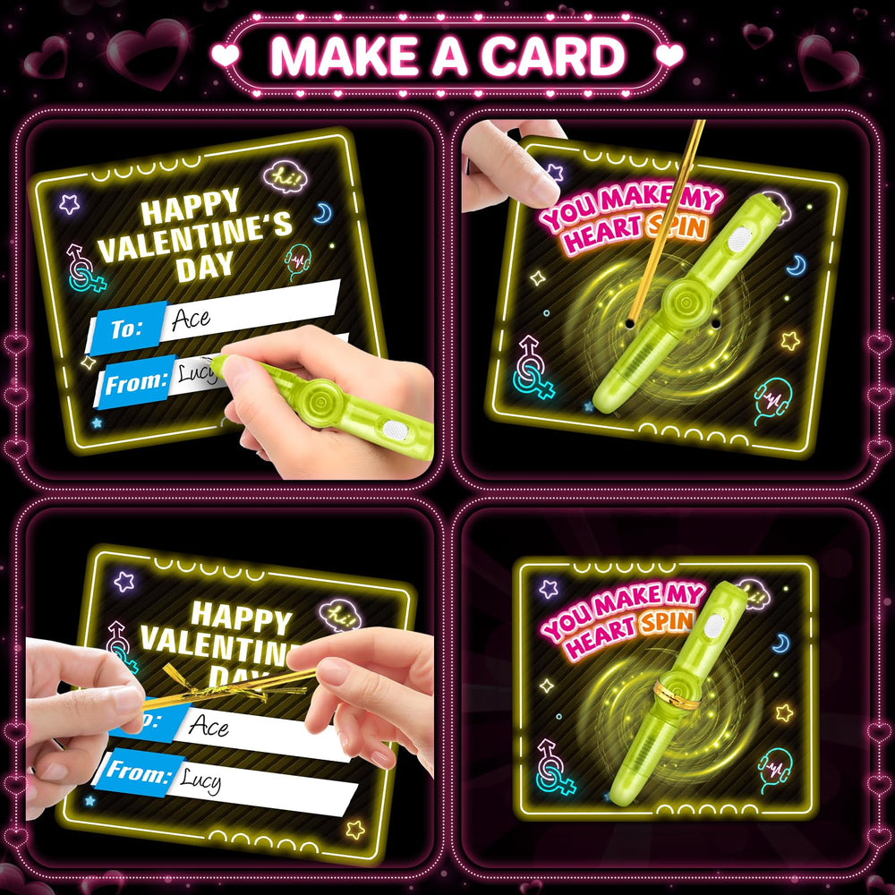 OCHIDO twist-ties for easy attachment to Valentines cards