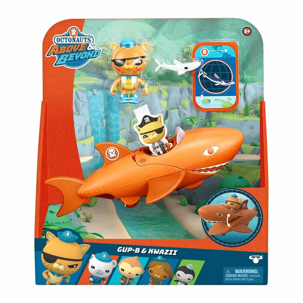 Octonauts Gup B vehicle with opening jaws for exciting chase scenes