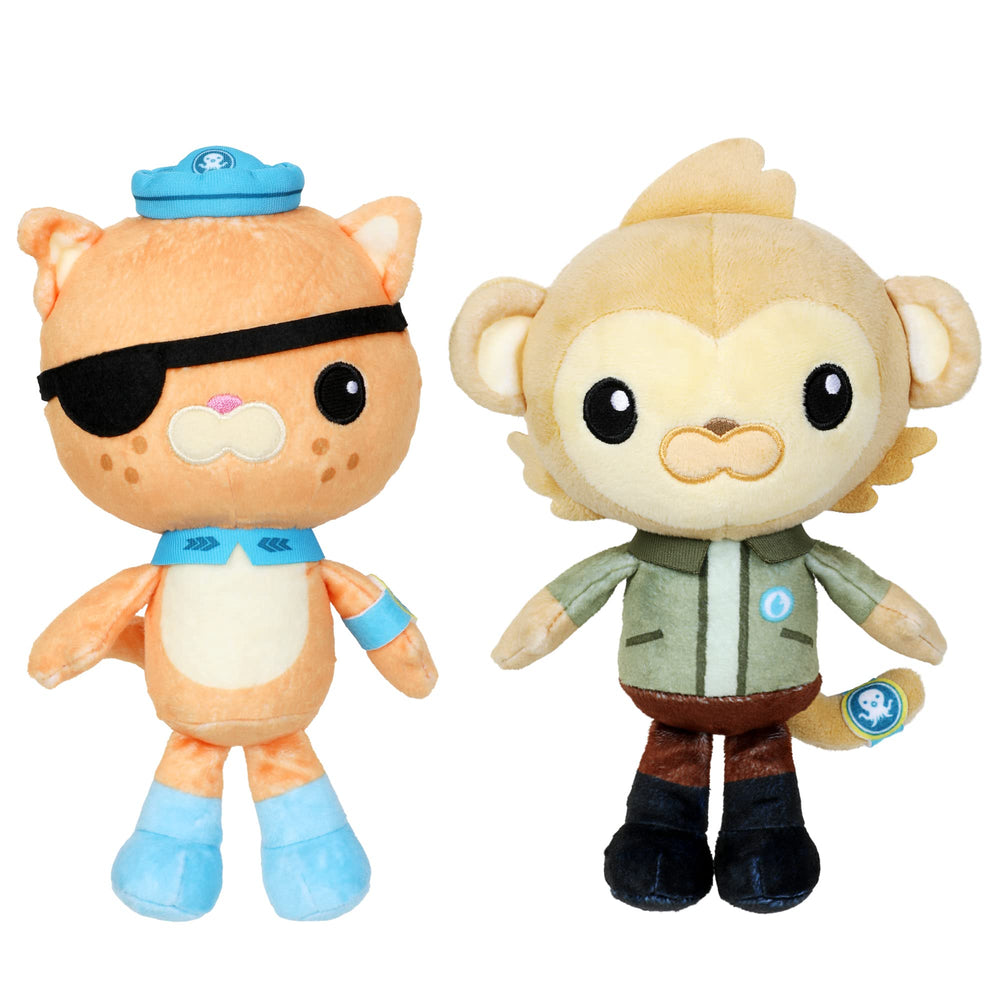 Octonauts Kwazii plush 8-inch figure for cuddling and travel.