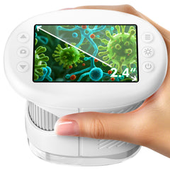 Odatay 1000x handheld microscope with 4K display, perfect for curious kids exploring details.