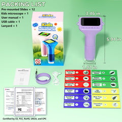 Odatay Microscope makes a thoughtful gift for curious kids during holidays and birthdays.