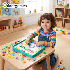 Odoorgames magnetic tray is great for classroom or small-group activities, keeping learners engaged.