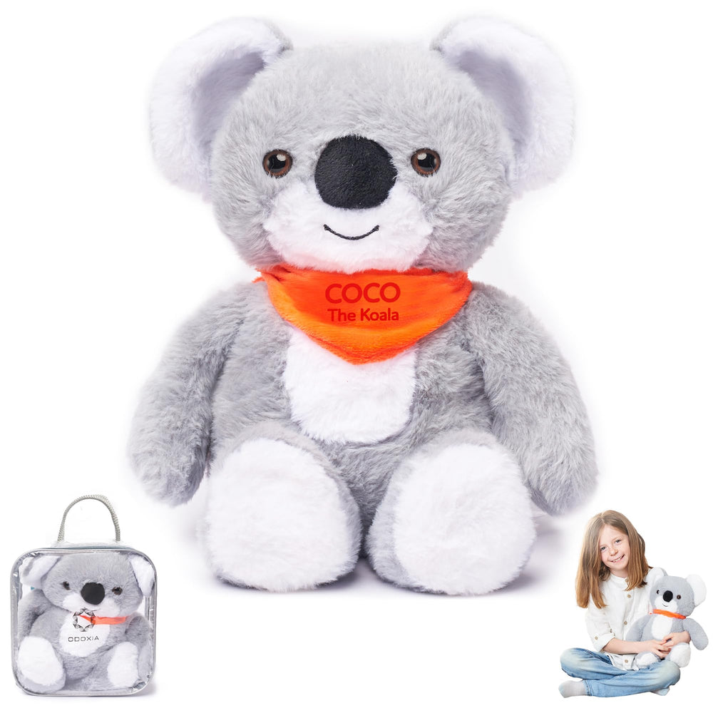 ODOXIA Koala weighted plush close-up highlighting soothing texture for calm focus