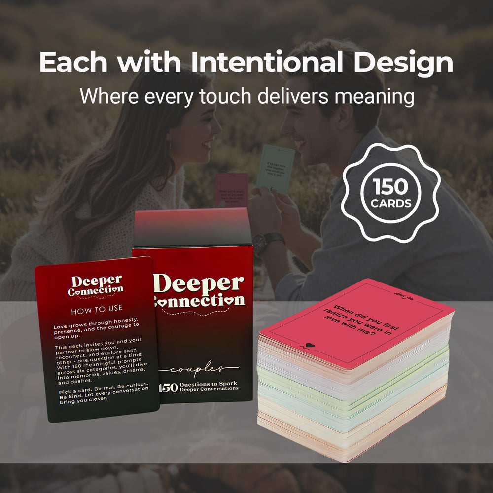 Odrano Deeper Connection cards stay ready on your nightstand.