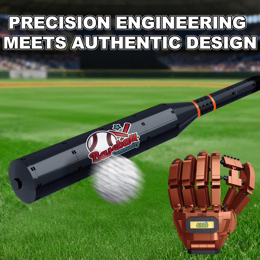 Oeasic Baseball Building Kit trophy highlight for a celebratory home office focal point.