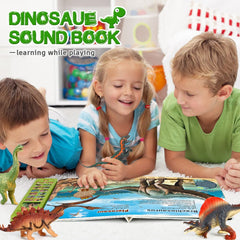 OENUX kid friendly dinosaur playset ready for home, outdoors, or classroom activities.