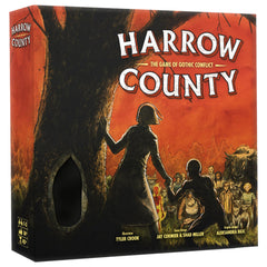 Off The Page Games Harrow County box art evokes gothic mood.