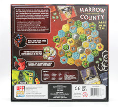 Harrow County cube tower in box reveals tense combat resolution.