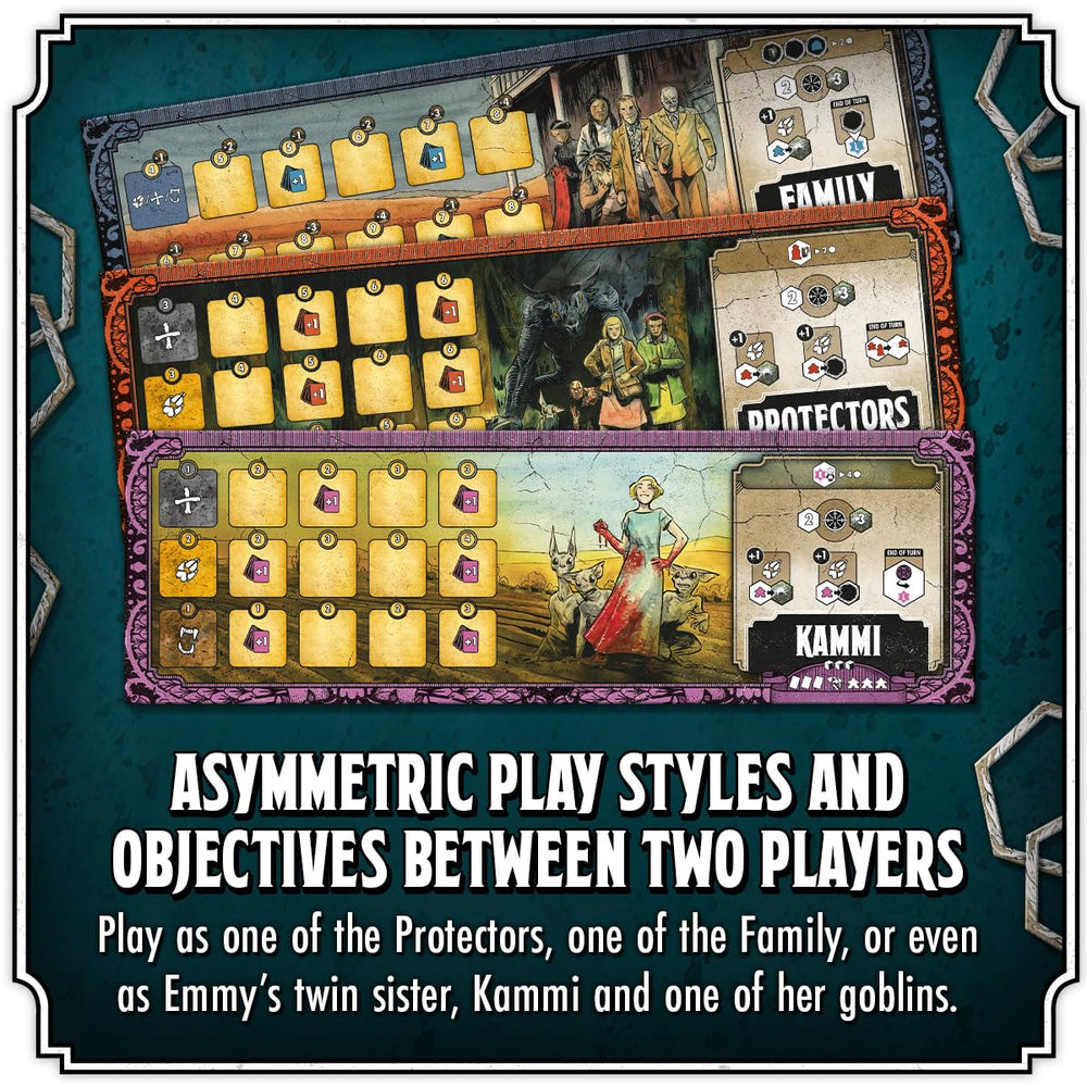 Base game supports up to three players for compact horror sessions.