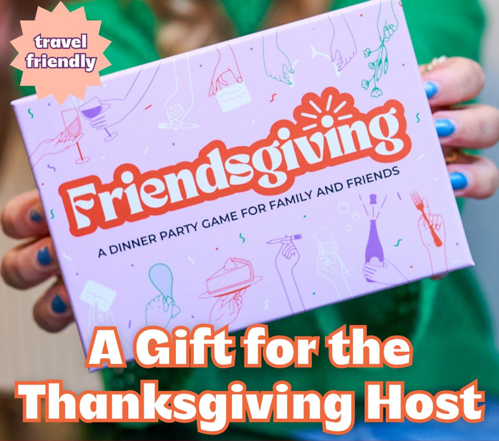 OFF TOPIC Friendsgiving travel-friendly packaging for easy bring-along fun.