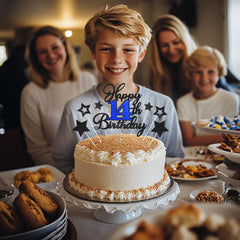 OffiCreative waterproof reusable cake topper keeps shine through celebrations.