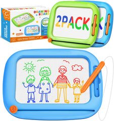 Officygnet two pack magnetic drawing boards for toddlers promote creativity and early learning.