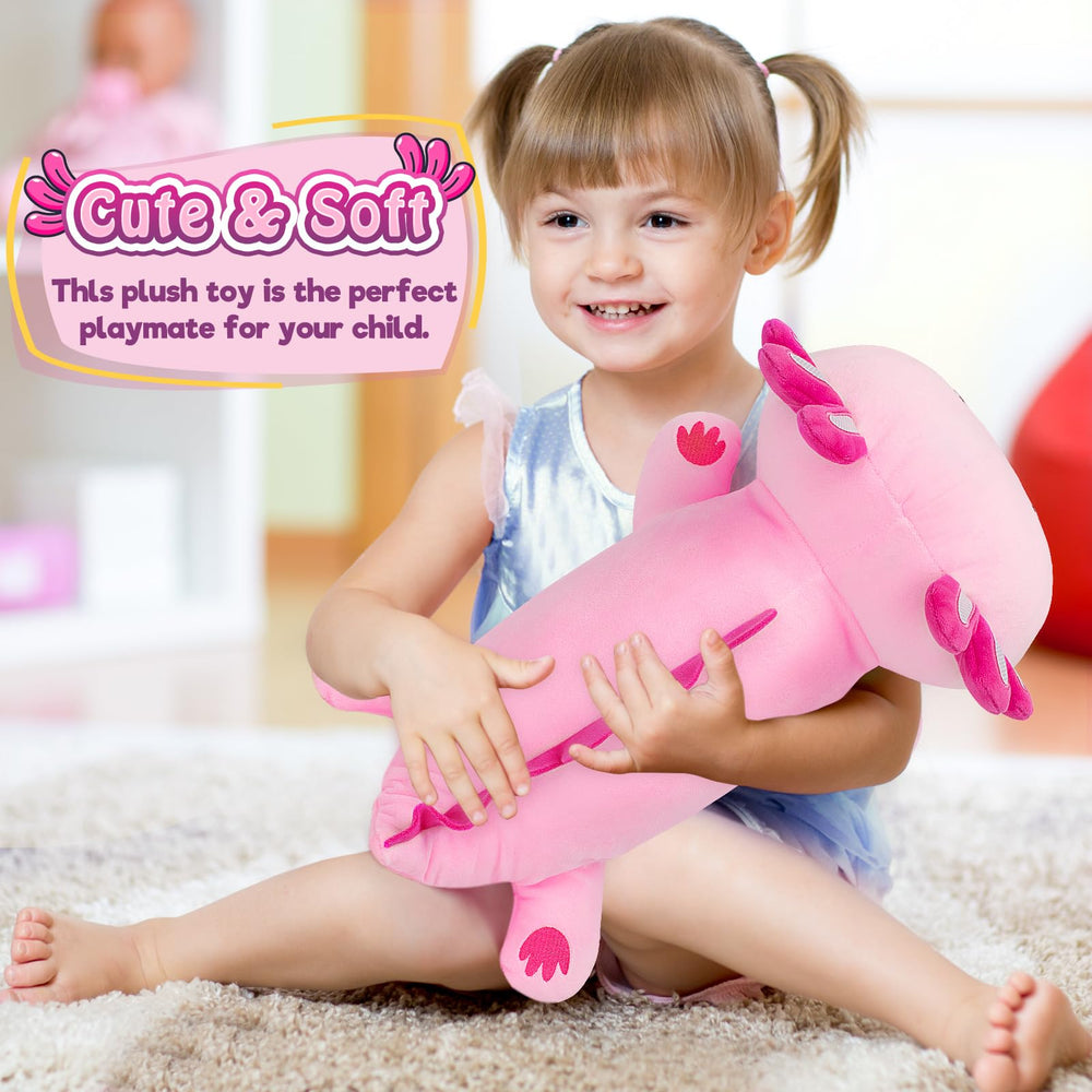 Officygnet axolotl plush decor-friendly soft toy for rooms