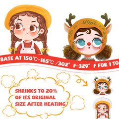 OFNMY 100 keychains prepared for personalized keepsakes