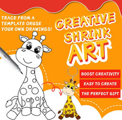 OFNMY 25 shrink plastic sheets ready for versatile art projects