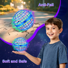 OFUN boomerang orb demonstrates dynamic flight paths with returning arcs.