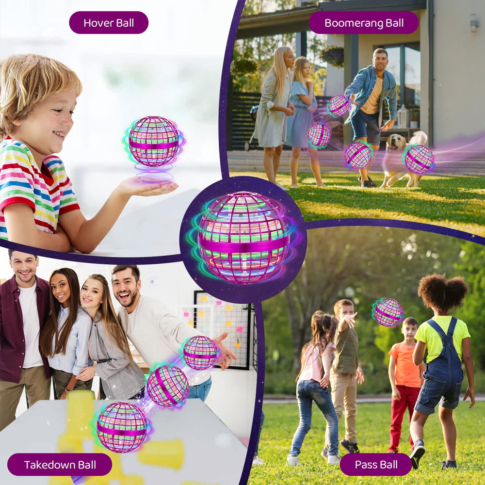 OFUN flying orb ball indoor outdoor versatile toy for all ages.