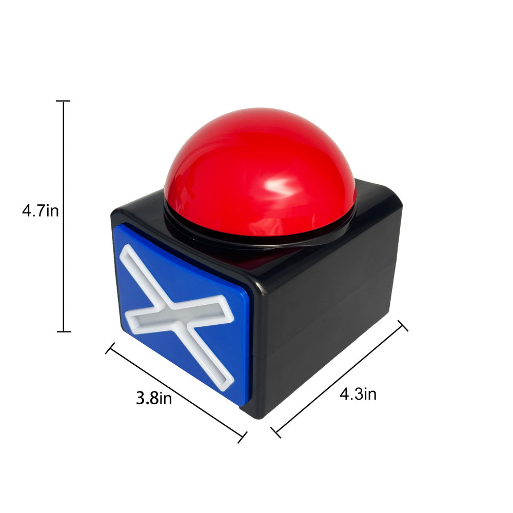 OFVENS family game buzzer red button is highly visible for quick answers.