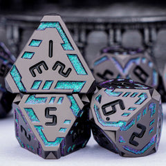 OGCOPHEN gift box presents premium metal D&D dice set