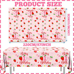 OGMOGKW waterproof, splash-proof tablecloth protects surfaces during celebrations.