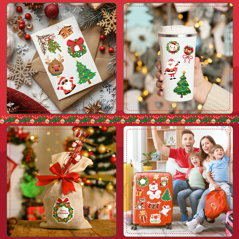 OHHOME easy-peel, non-toxic stickers for safe holiday decorating.