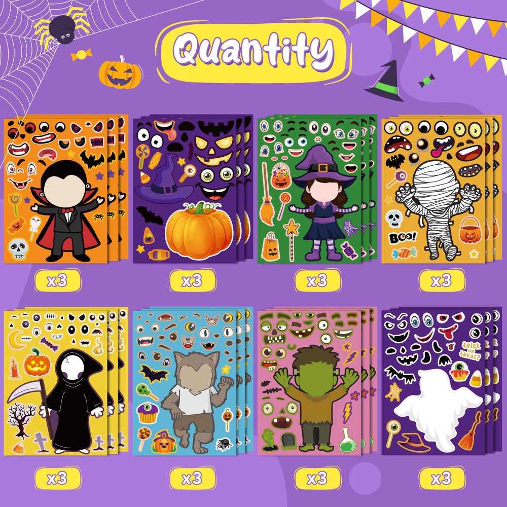 OHOME Halloween stickers bats design for windows and crafts.