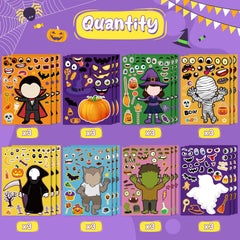 OHOME Halloween stickers bats design for windows and crafts.