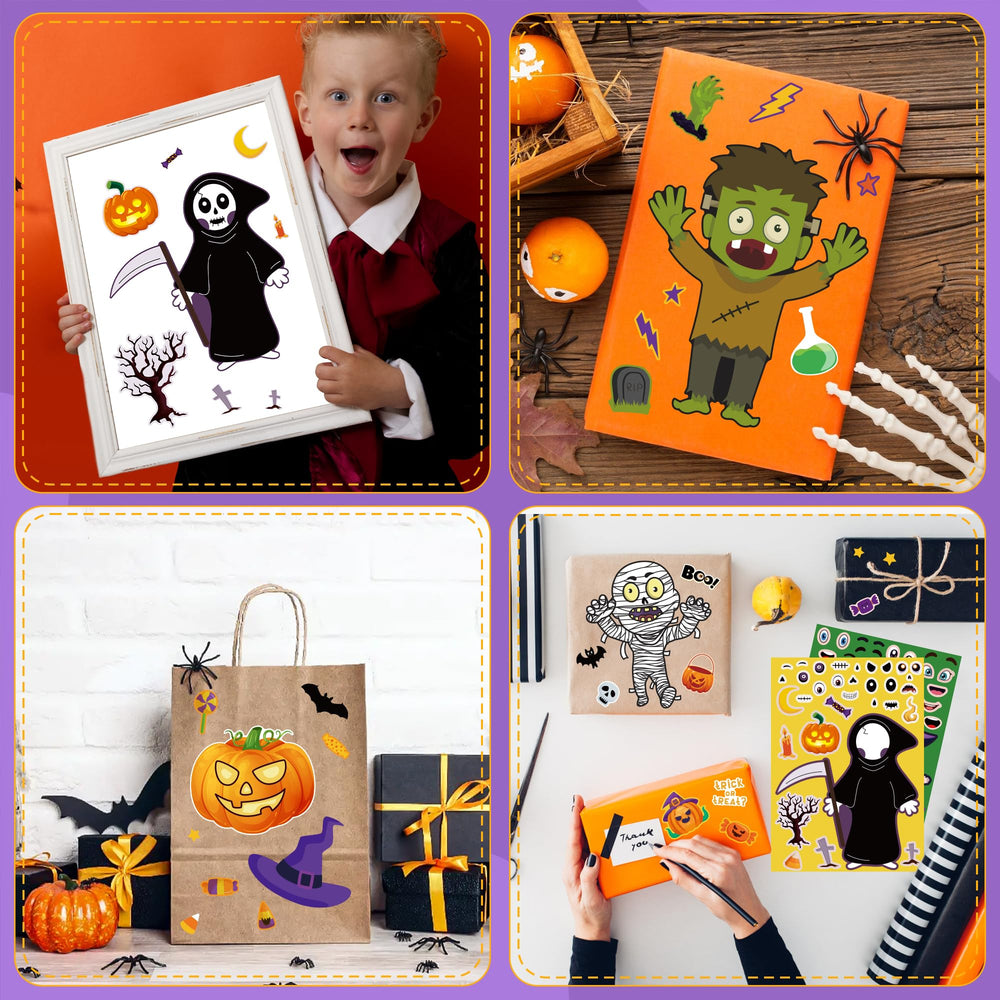OHOME Halloween stickers window decor set for seasonal home accents.