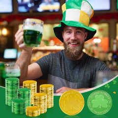OHHOME shamrock coins help with DIY crafts and festive decorations.