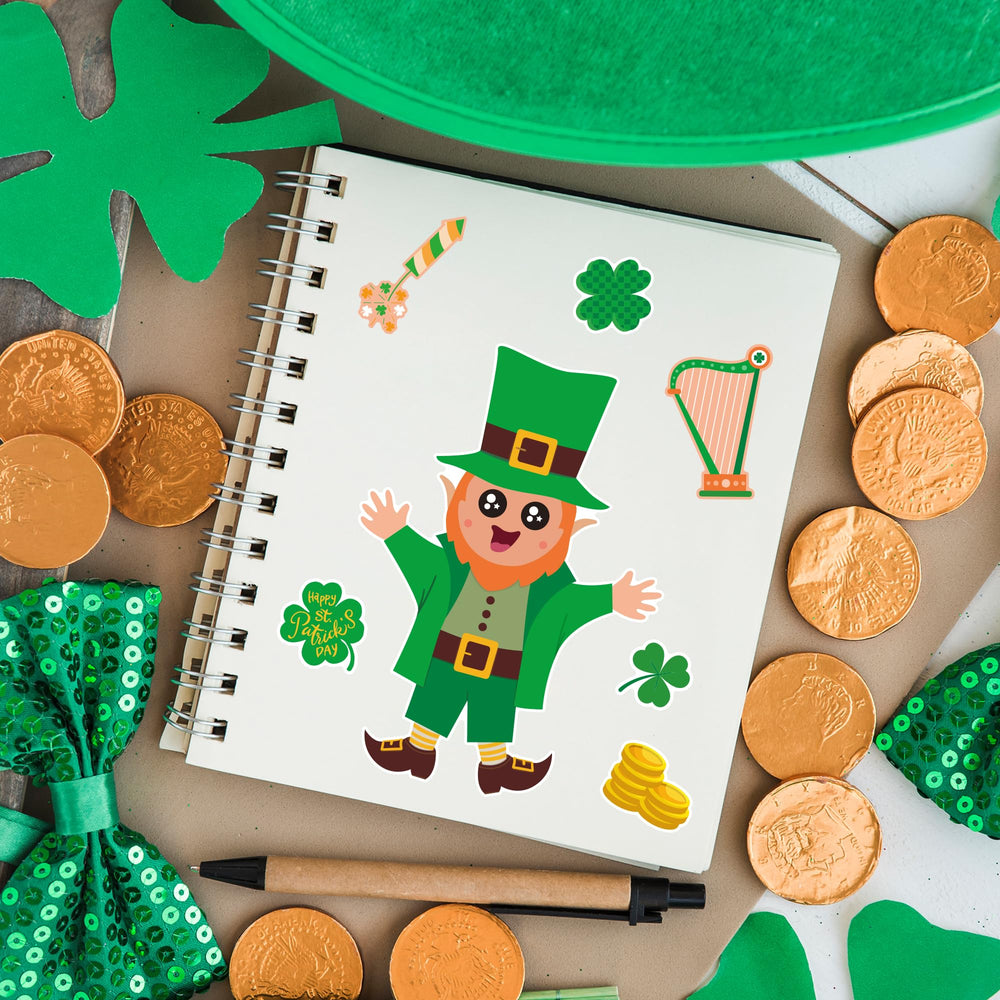 OHHOME St Patrick's Day stickers for decorating shirts and apparel with flair.