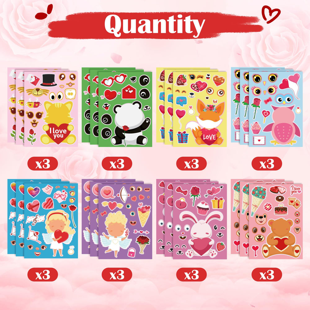 OHOME Valentines Stickers in classroom activity—spark creativity and group projects.