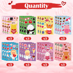 OHOME Valentines Stickers in classroom activity—spark creativity and group projects.
