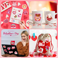 OHOME classroom party favors valentines stickers perfect for classroom activities.