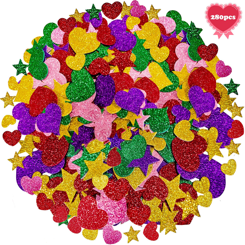 OHOME valentines stickers colorful-bulk for generous classroom quantities